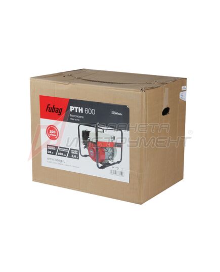 Мотопомпа FUBAG PTH 600, изображение 6