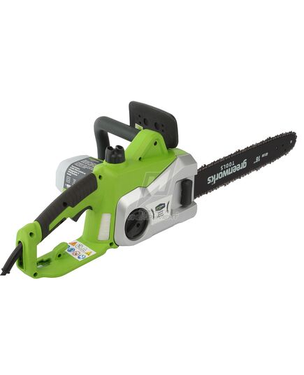 Пила цепная электрическая GREENWORKS GCS1840 (1,8 кВт, 16"), изображение 4