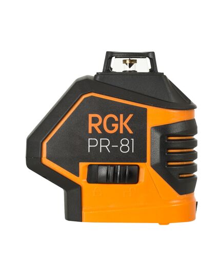 Нивелир лазерный RGK PR-81, 1гориз 360°,1верт 120° точн0.2мм/м автокомп ±4° дальн. 40/80м, изображение 2