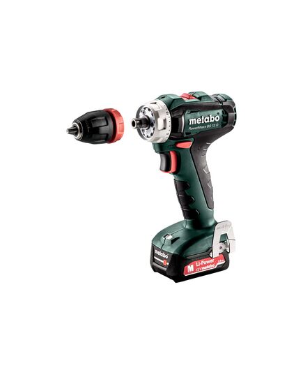 Аккумуляторный шуруповерт METABO Power Maxx BS Q, 2х2Ач Li-ion, изображение 3