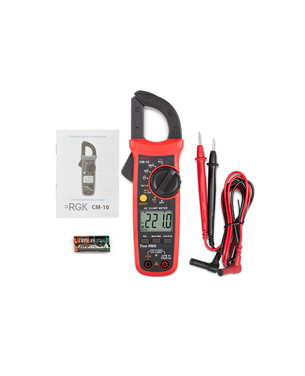 Клещи токоизмерительные RGK CM-10, изображение 4