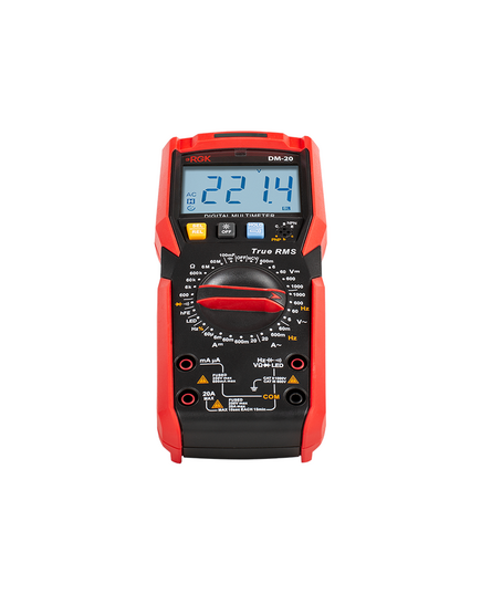 Мультиметр RGK цифровой DM-20, изображение 2