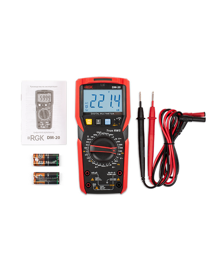 Мультиметр RGK цифровой DM-20, изображение 5