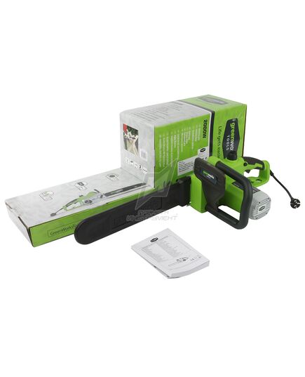Пила цепная электрическая GREENWORKS GCS2046 (2.0 кВт, 18"), изображение 9