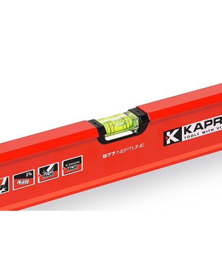 Уровень KAPRO NEPTUNE (НЕПТУН) 40 см. 2 глаза. МАГНИТНЫЙ 977-40-40М, изображение 3