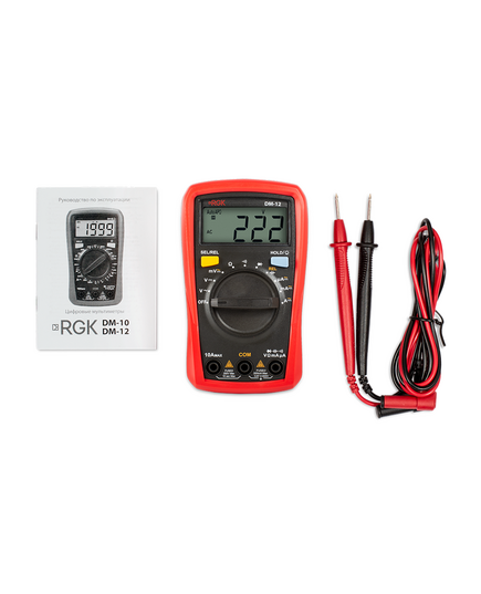 Мультиметр RGK цифровой DM-12, изображение 5