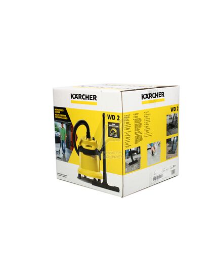 Пылесос KARCHER WD 2 *EU-I, влажная и сухая уборка, 1000Вт, бак 12л (1.629-783.0), изображение 10