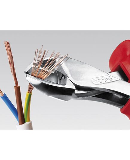 Компактные кусачки боковые X-Cut диэлектрические KNIPEX 160мм, изображение 4 от магазина Планета Инструмент Компактные кусачки боковые X-Cut диэлектрические KNIPEX 160мм, изображение 4