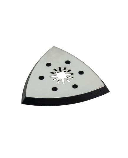 Насадка для МФИ ПРАКТИКА подошва дельта VELCRO 6отверстий для шлифлистов 93мм (240-416), изображение 2