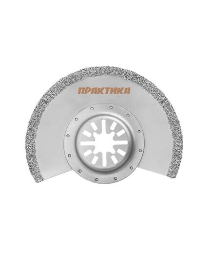 Насадка для МФИ ПРАКТИКА режущая полукруг HM по плитке 88мм (240-294), изображение 2