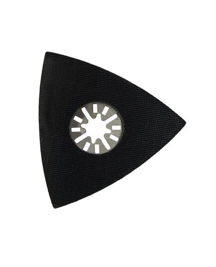 Насадка для МФИ ПРАКТИКА подошва дельта VELCRO без отверстий для шлифлистов 80мм (240-409), изображение 2