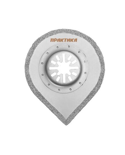 Насадка для МФИ ПРАКТИКА режущая-шлифовальная для углов HM по плитке и дереву 70мм (240-324), изображение 2