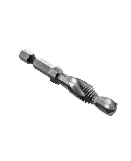 Сверло-метчик ПРАКТИКА М10х1.5, 72мм хвост.HEX 1/4" (775-013) Эксперт, изображение 2