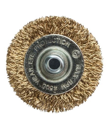 Щетка дисковая ПРАКТИКА гофра 50мм хвост.6мм блистер (032-539) Мастер, изображение 2