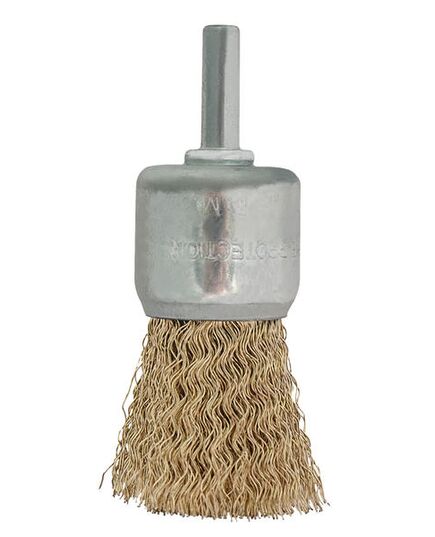 Щетка гофрированная ПРАКТИКА 30мм для дрели кистеобразная мягкая блистер (773-446), изображение 2