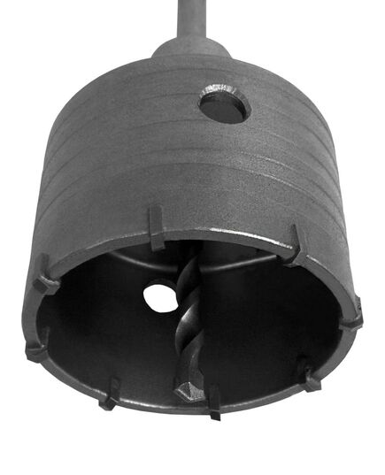 Коронка ПРАКТИКА т/сп SDS+ 82мм ударная (035-189), изображение 3