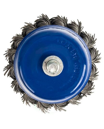 Щетка чашечная ПРАКТИКА витая 75мм хвост.6мм блистер (032-560), изображение 3