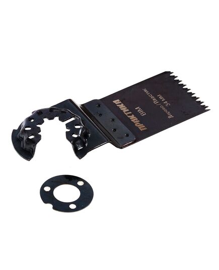 Насадка для МФИ ПРАКТИКА режущая пазовая прямая BiM по металлу и дереву 34мм крупный зуб (240-195), изображение 3