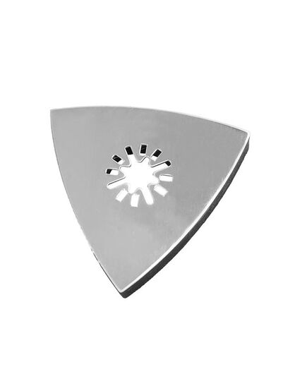 Насадка для МФИ ПРАКТИКА подошва дельта VELCRO без отверстий для шлифлистов 80мм (240-409), изображение 3