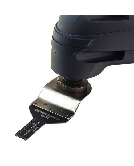 Насадка для МФИ ПРАКТИКА режущая пазовая прямая BiM по металлу и дереву 10мм мелкий зуб (240-164), изображение 3