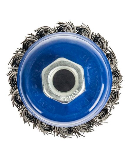 Щетка чашечная ПРАКТИКА витая 65мм М14 блистер (032-454), изображение 3