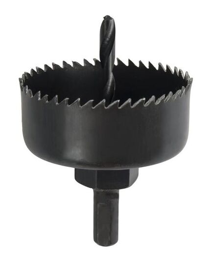 Набор коронок ПРАКТИКА для замков (коронка55х20 сверло22мм держатель) (035-530) Мастер, изображение 3