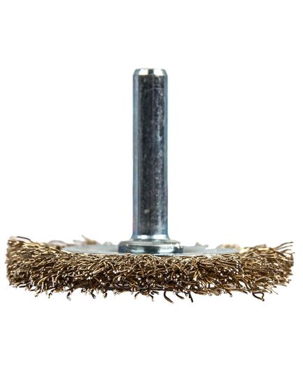 Щетка дисковая ПРАКТИКА гофра 50мм хвост.6мм блистер (032-539) Мастер, изображение 3