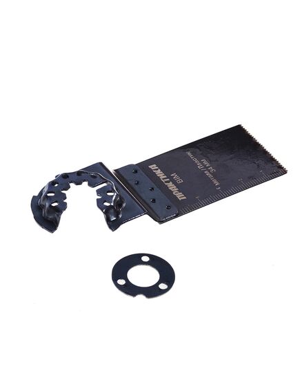 Насадка для МФИ ПРАКТИКА режущая пазовая прямая BiM по металлу и дереву 34мм мелкий зуб (240-188), изображение 4