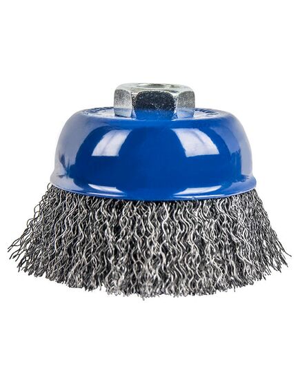 Щетка чашечная ПРАКТИКА гофра 75мм М14 блистер (032-430), изображение 4