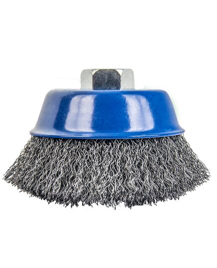 Щетка чашечная ПРАКТИКА гофра 100мм М14 блистер (773-286), изображение 4