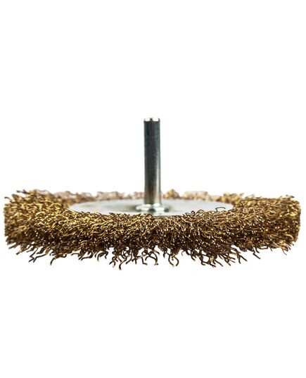 Щетка дисковая ПРАКТИКА гофра 100мм хвост.6мм блистер (773-408) Мастер, изображение 4