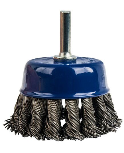 Щетка чашечная ПРАКТИКА витая 75мм хвост.6мм блистер (032-560), изображение 4