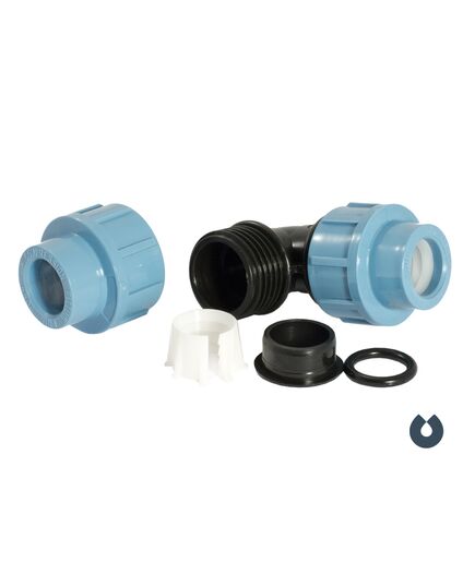 Угольник (Отвод) UNIPUMP РР 32, d32мм 90°, изображение 2