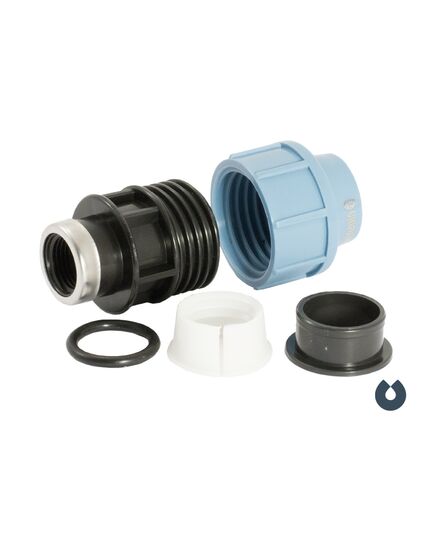 Переходник UNIPUMP ПНД РР 32х3/4" с внутренней трубной резьбой, изображение 2 от магазина Планета Инструмент Переходник UNIPUMP ПНД РР 32х3/4" с внутренней трубной резьбой, изображение 2