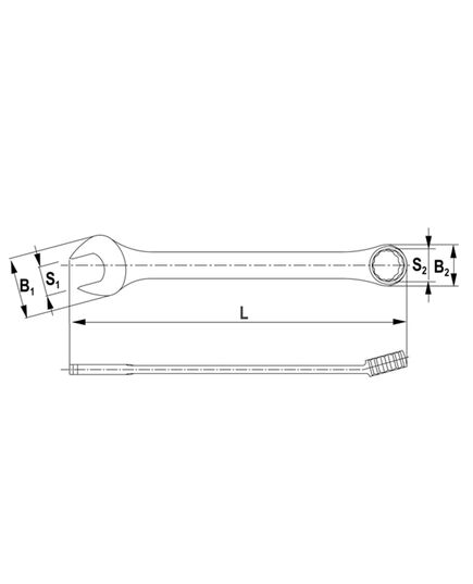 Набор ключей THORVIK гаечных комбинированных в сумке, 6-24 мм, 16 предметов, изображение 3