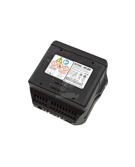 Аккумулятор STIHL AK 20, Li-ion 2.8Ач 36В 108Вт*ч 1.2кг для акк.системы COMPACT С индикатором заряда (LED). Совместим с зарядными устройствами AL 101, изображение 3