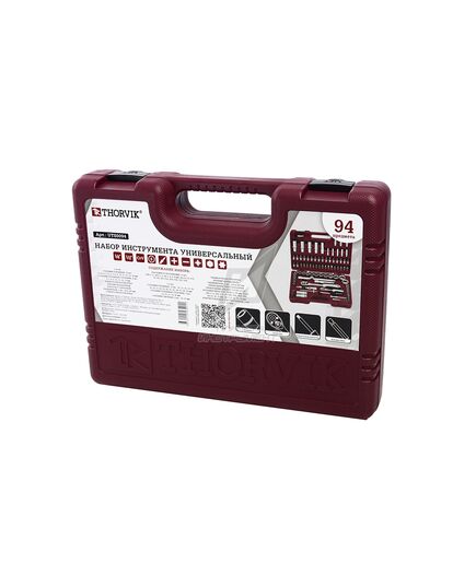 Набор инструмента THORVIK UTS0094, 1/4" 1/2" DR 94 предмета, изображение 4