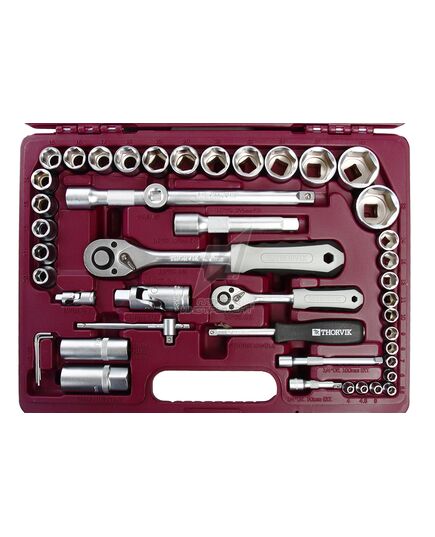 Набор инструмента THORVIK UTS0094, 1/4" 1/2" DR 94 предмета, изображение 2