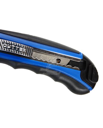 Нож UNIPRO универс. выдв. 0.45х18х100мм + 2 лезвия, изображение 2