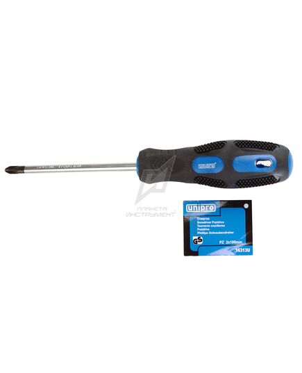 Отвертка UNIPRO PZ 2х100мм (16313U), изображение 4