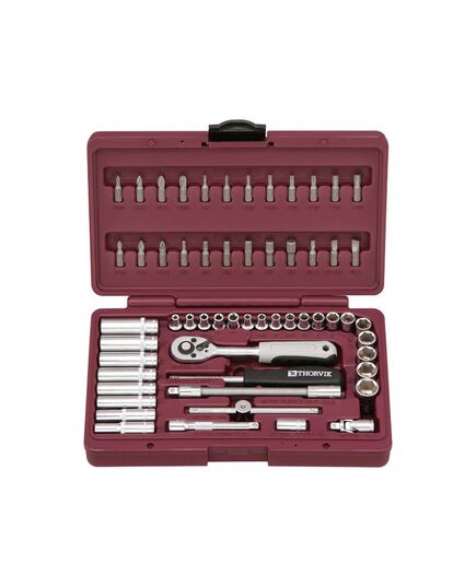 Набор инструмента THORVIK UTS0057, 1/4" DR 57 предметов, изображение 2