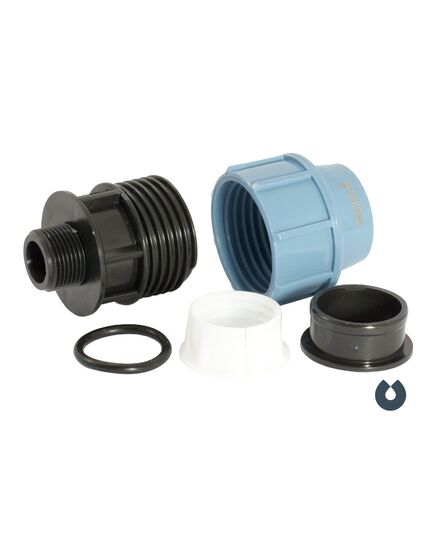 Переходник UNIPUMP ПНД РР, 32х1" с наружной трубной резьбой TM265007, изображение 2