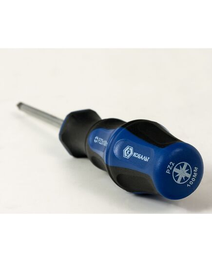 Отвёртка КОБАЛЬТ Ultra Grip PZ-2х100мм CR-V двухкомп.рукоятка (1шт) подвес (646-416), изображение 3