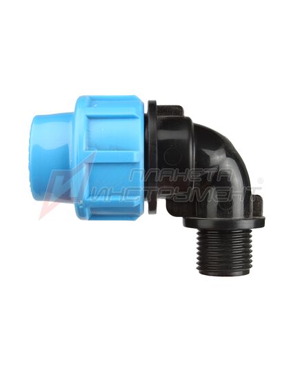 Угольник ДЖИЛЕКС ПНД РР, 20х1/2" П (9270) с наружной трубной резьбой, изображение 3