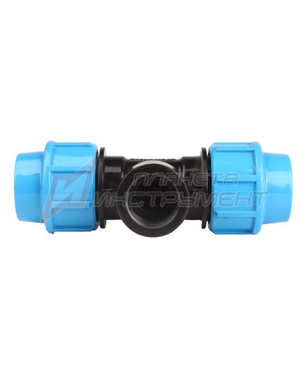 Тройник ДЖИЛЕКС ПНД РР 32 х 1" х 32 (9429) с внутренней трубной резьбой, изображение 2