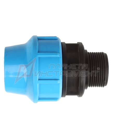 Переходник ДЖИЛЕКС ПНД РР, 40х11/4" П (9147) с наружной трубной резьбой, изображение 3