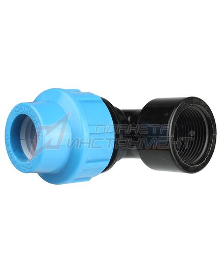 Угольник ДЖИЛЕКС ПНД РР, 25х1" М (9283) с внутренней трубной резьбой, изображение 3