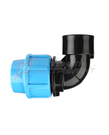 Угольник ДЖИЛЕКС ПНД РР, 32х1" М (9285) с внутренней трубной резьбой, изображение 2