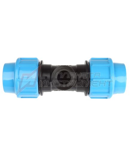 Тройник ДЖИЛЕКС ПНД РР 32x3/4"Пx32 (9439) с наружной трубной резьбой, изображение 3