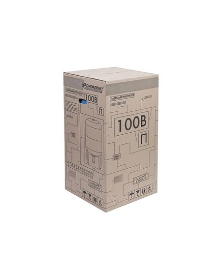 Гидроаккумулятор ДЖИЛЕКС 100ВП к, 100л вертикальный пластик фланец давл. 10атм. 840*450мм диапазон т, изображение 5